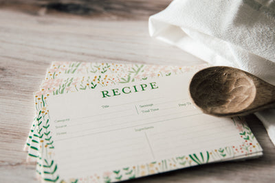Garden Florals | Recipe Card Set