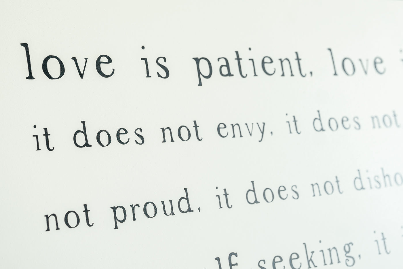 Love is Patient