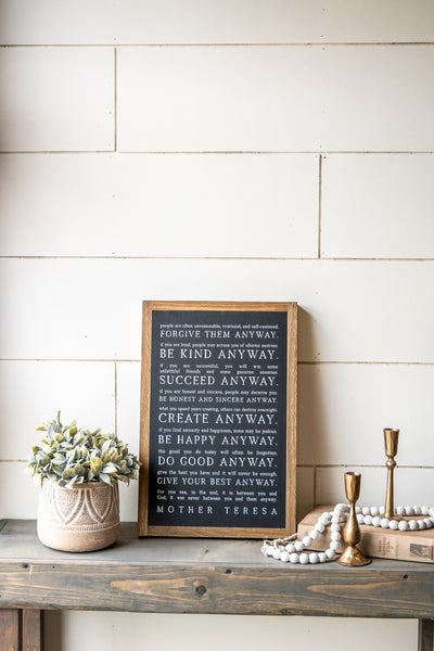 Love Them Anyway 12x18" | Ready to Ship