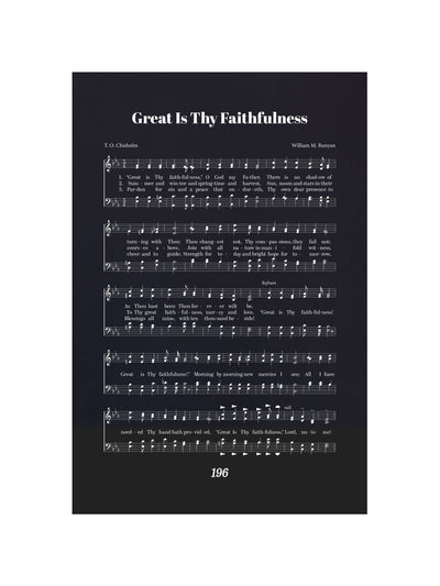 Great is Thy Faithfulness | Sheet Music