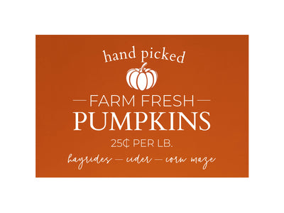 Hand Picked Pumpkins