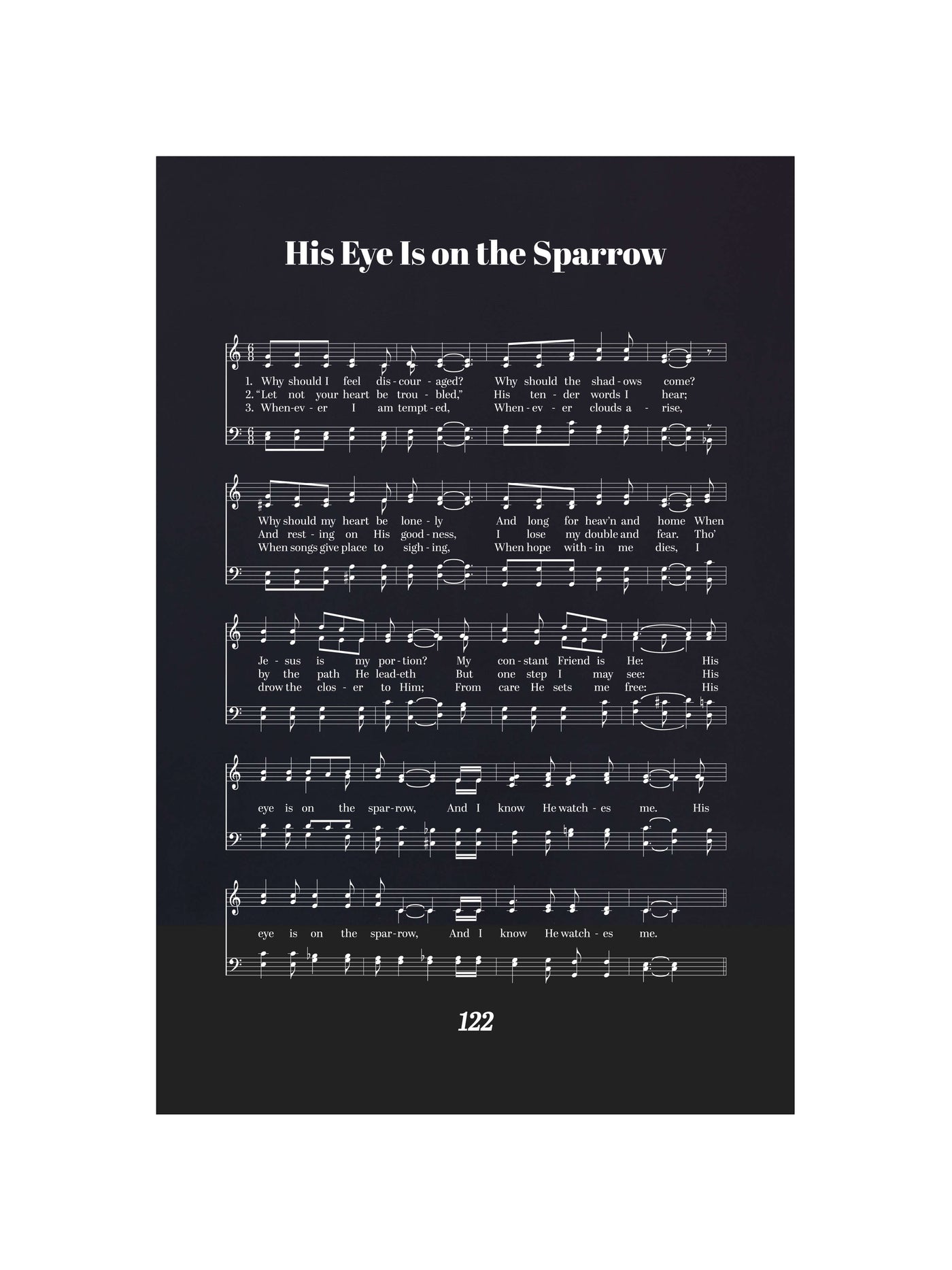 His Eye is on the Sparrow | Sheet Music