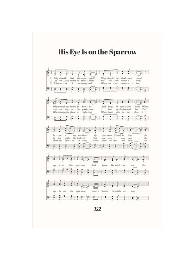 His Eye is on the Sparrow | Sheet Music