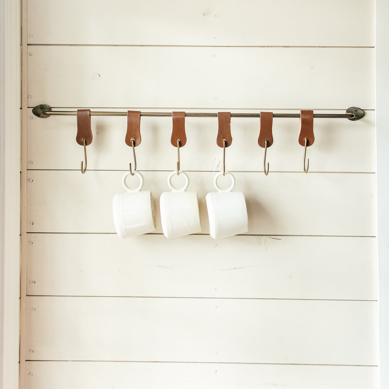 Metal & Leather Wall Hooks