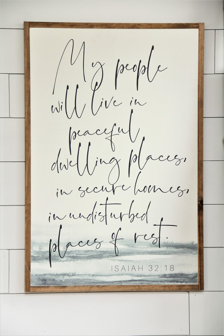 My People Will Live