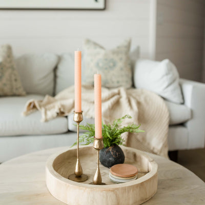 Evelyn Taper Candle Set | 3 Colors