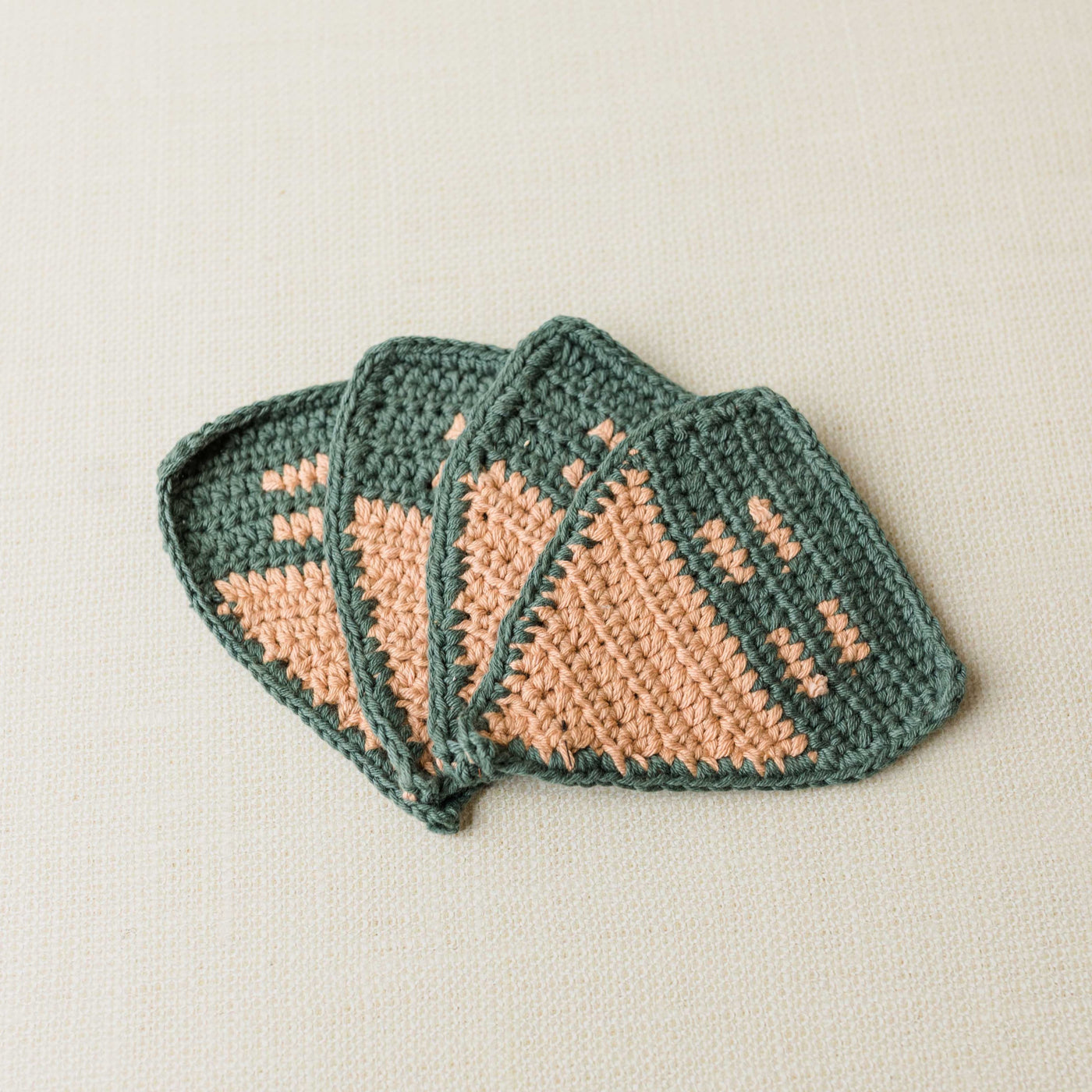 Crocheted House Coaster | 2 Colors