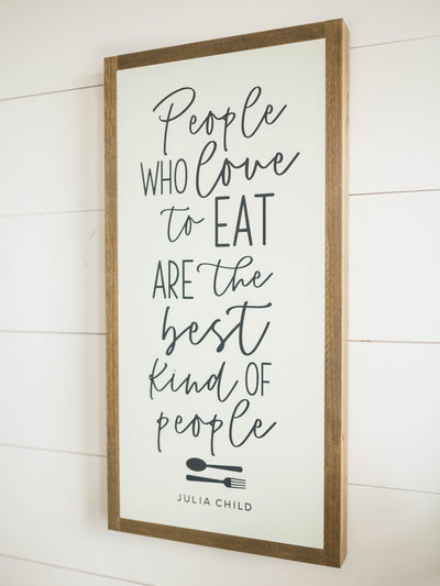 People Who Love to Eat - Julia Child