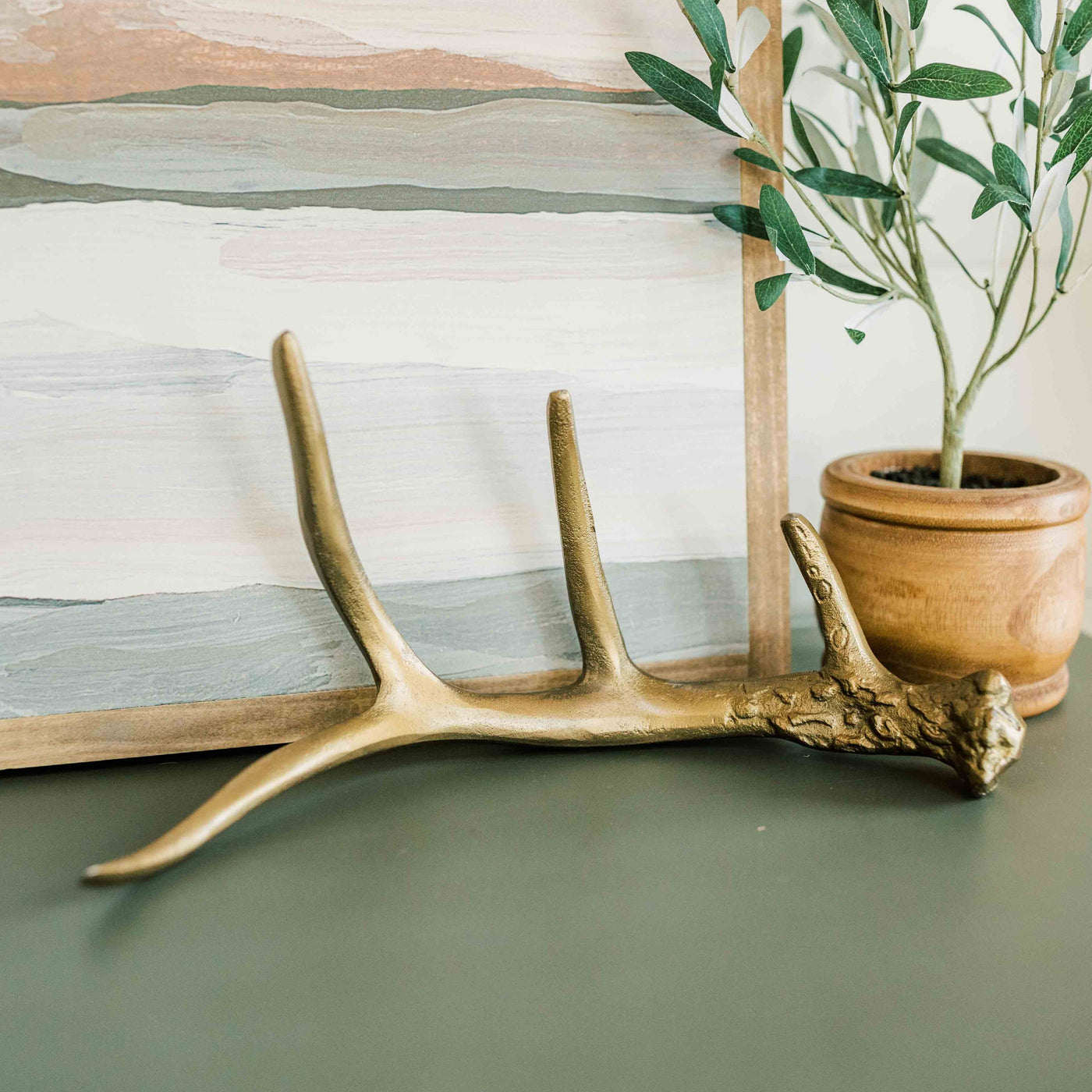 Golden Metal Antler