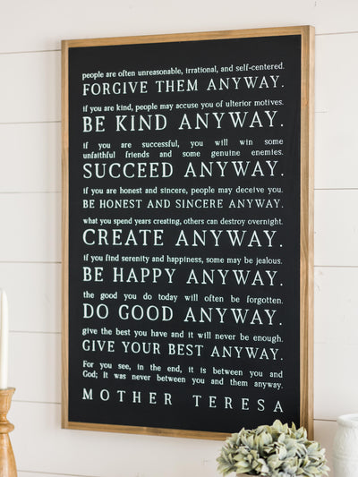 Love Them Anyway | Mother Teresa
