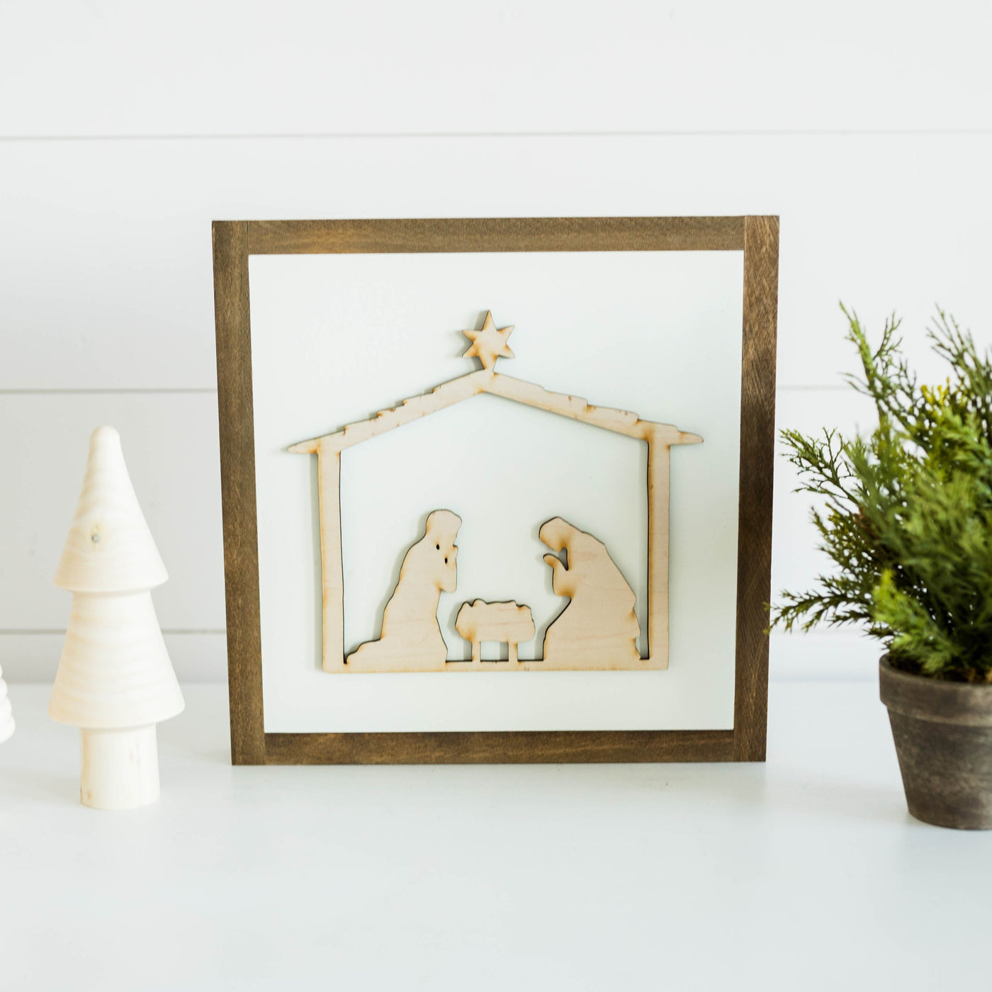 Wooden Nativity