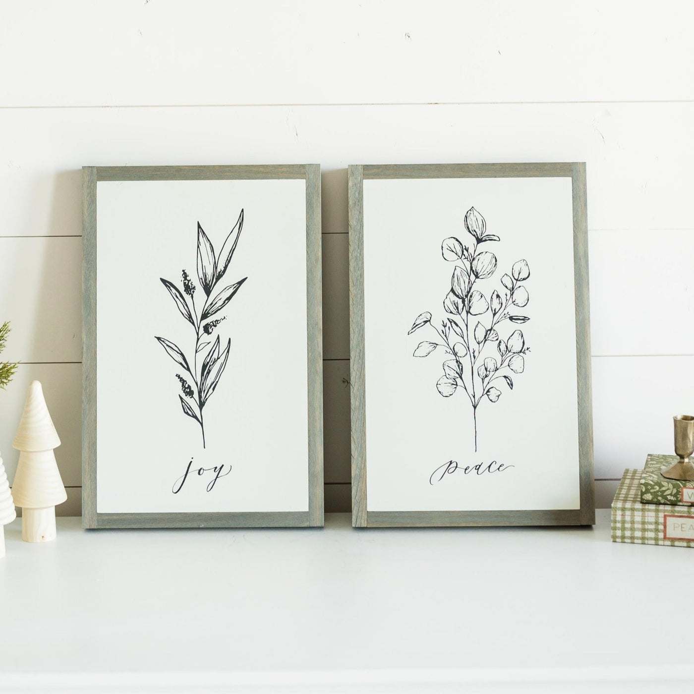 Joy and Peace Botanical | Pair or Single