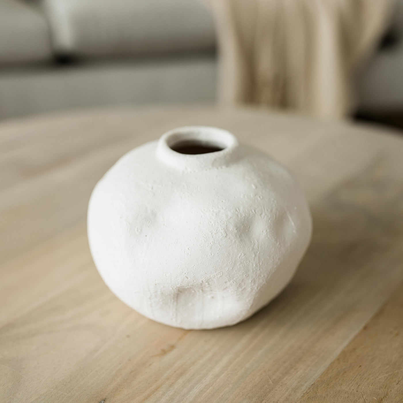 Ada Matte White Vase