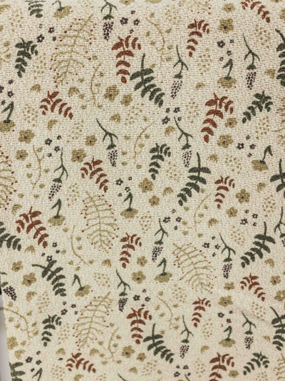 Printed Cotton Floral Throw