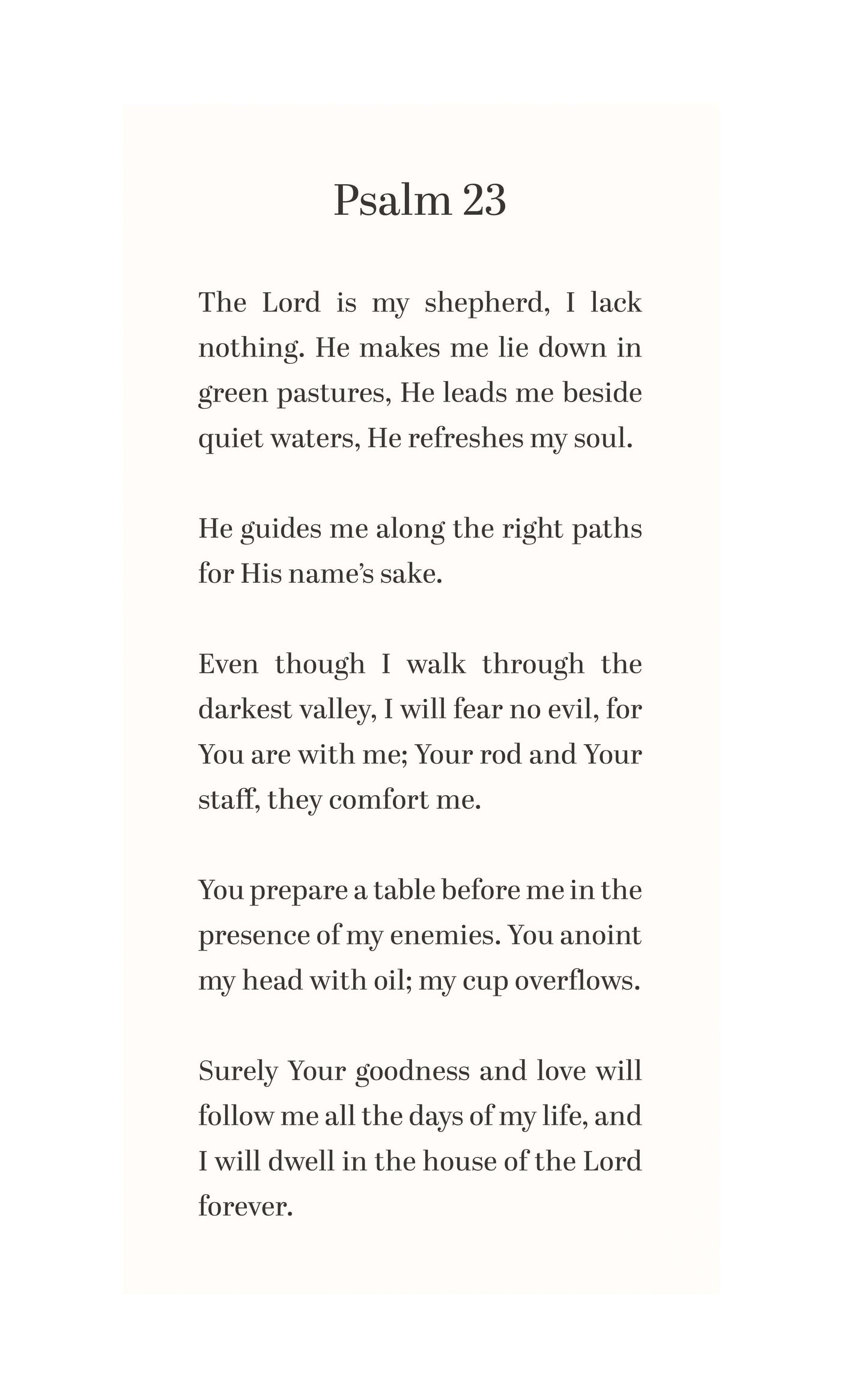 Psalm 23