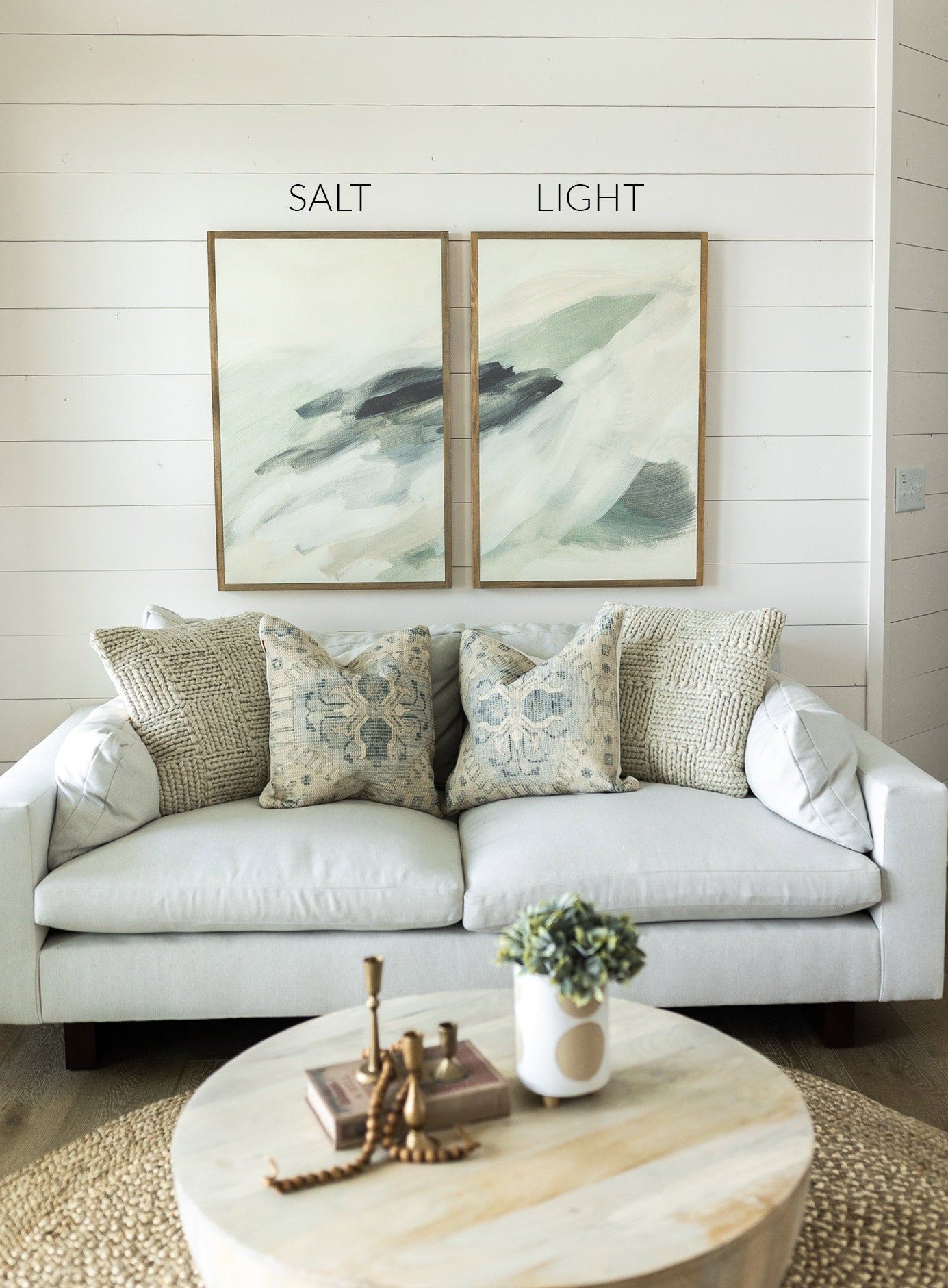 Salt & Light Abstract | Pair or Single