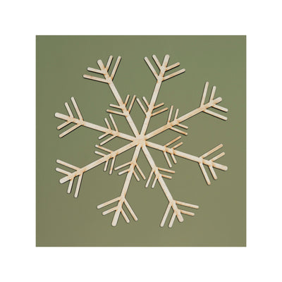 Wooden Snowflake