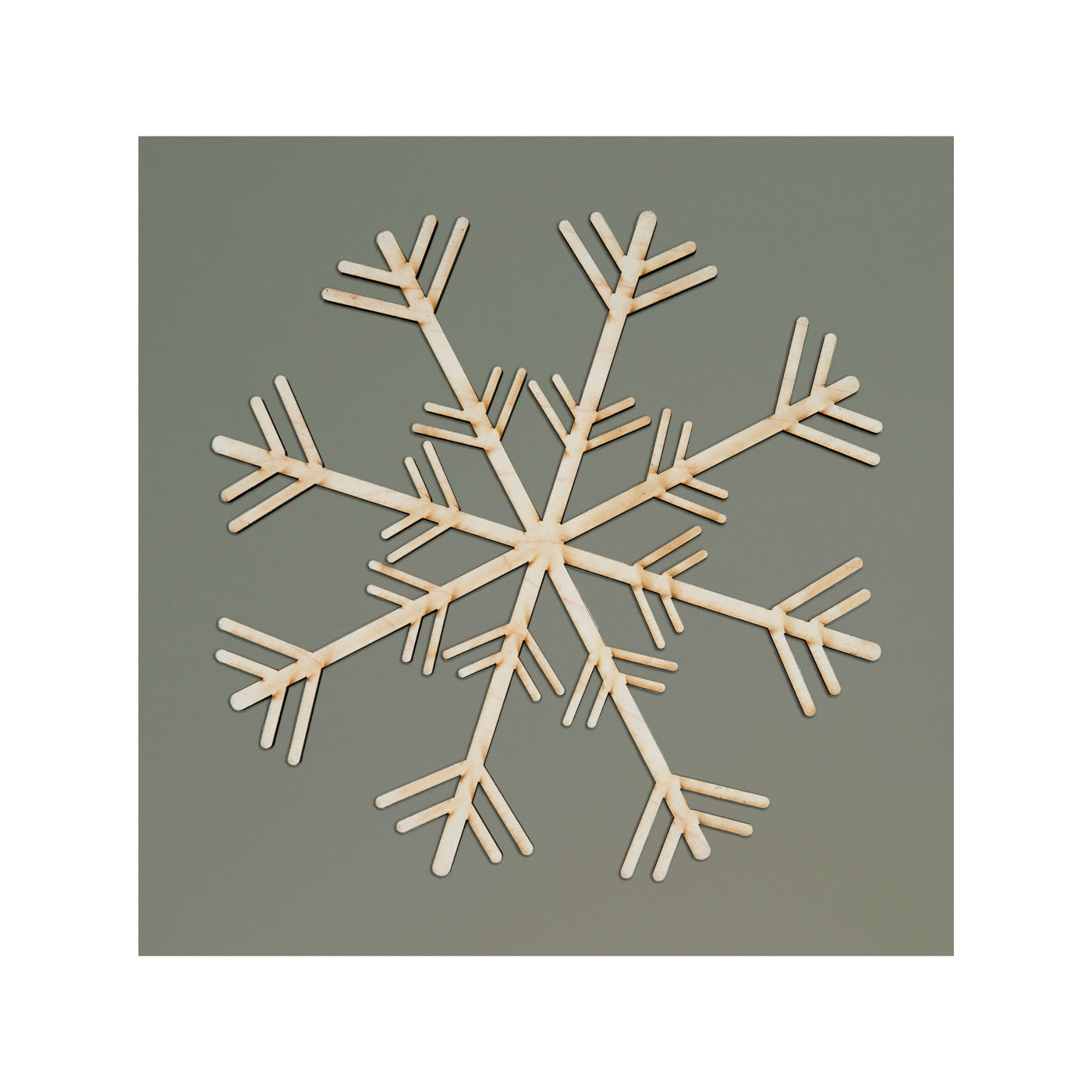 Wooden Snowflake – Joyfully Said